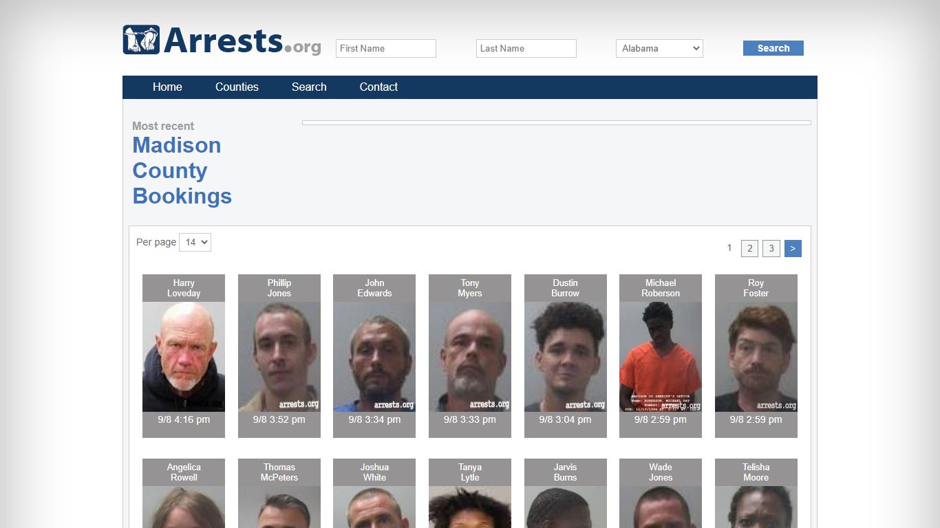 Madison County Arrests and Inmate Search